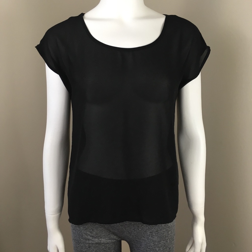 Women’s Twik Simons Sheer Shirt Black XS Long